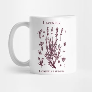 Vintage Lavender 90s Graphic T-Shirt, Retro Lavender Shirt, Wildflowers Nature Shirt, Botanical Mug